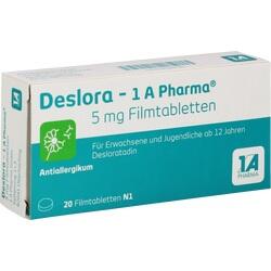Abbildung klein von Deslora-1a Pharma 5mg Filmtabletten