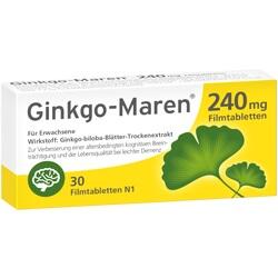 Abbildung von Ginkgo-maren 240mg Filmtabletten
