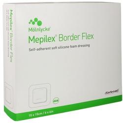 Abbildung klein von Mepilex Border Flex 15x15 Cm Schaumverband Haft.