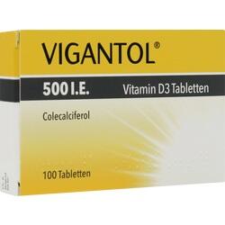 Abbildung von Vigantol 500 I.e. Vitamin D3 Tabletten