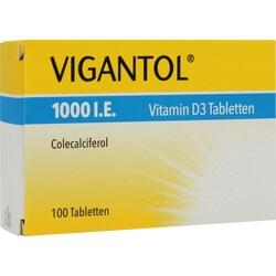 Abbildung von Vigantol 1000 I.e. Vitamin D3 Tabletten