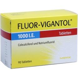 Abbildung von Fluor-vigantol 1000 I.e. Tabletten