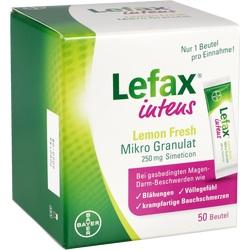 Abbildung klein von Lefax Intens Lemon Fresh Mikro Granul.250 Mg Sim.