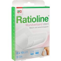 Abbildung klein von Ratioline Wundverband 10x8 Cm Steril