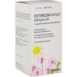 Abbildung klein von Cetirizin Aristo Allergiesaft 1 Mg/Ml