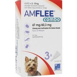 Abbildung klein von Amflee Combo 67/60.3mg Lsg Z Auftropfen F Hunde