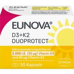 Abbildung klein von Eunova Duoprotect D3+K2 2000ie/80ug