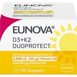 Abbildung klein von Eunova Duoprotect D3+K2 2000ie/80ug