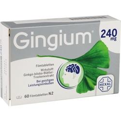 Abbildung klein von Gingium 240 Mg Filmtabletten