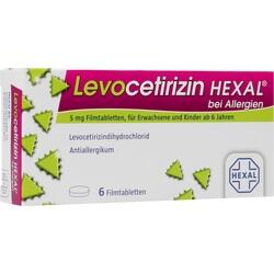 Abbildung klein von Levocetirizin Hexal Bei Allergien 5mg Filmtabl.