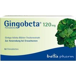 Abbildung klein von Gingobeta 120 Mg Filmtabletten