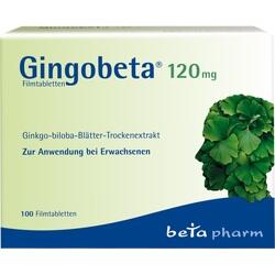 Abbildung klein von Gingobeta 120 Mg Filmtabletten