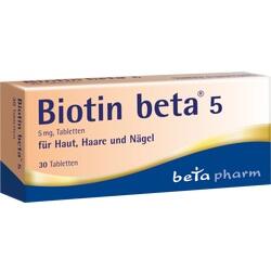 Abbildung klein von Biotin Beta 5 Tabletten