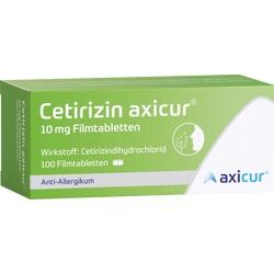 Abbildung klein von Cetirizin Axicur 10 Mg Filmtabletten
