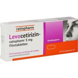 Abbildung klein von Levocetirizin-Ratiopharm 5 Mg Filmtabletten