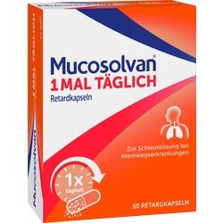 Abbildung klein von Mucosolvan 1mal Täglich Retardkapseln
