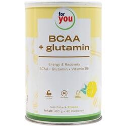 Abbildung klein von For You Bcaa + Glutamin Energy & Recovery Zitrone