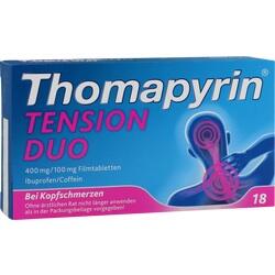 Abbildung klein von Thomapyrin Tension Duo 400 Mg/100 Mg Filmtabletten
