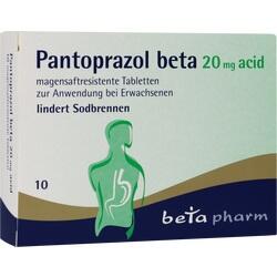 Abbildung klein von Pantoprazol Beta 20 Mg Acid Magensaftres.Tabletten