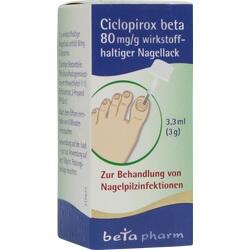 Abbildung klein von Ciclopirox Beta 80mg/G Wirkstoffhaltiger Nagellack