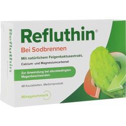 Abbildung klein von Refluthin Bei Sodbrennen Kautabletten Minze