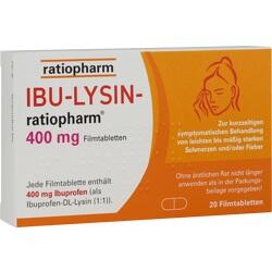 Abbildung klein von Ibu-Lysin-Ratiopharm 400 Mg Filmtabletten