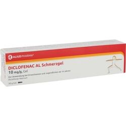 Abbildung klein von Diclofenac Al Schmerzgel 10 Mg/G Gel