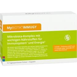 Abbildung klein von Mybiotik Immugy Kombipackung 15 X 2 G + 30 Kapsel 