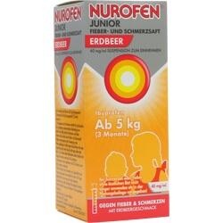 Abbildung klein von Nurofen Junior Fieber-U.Schmerzsaft Erdbe.40 Mg/Ml