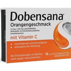 Abbildung klein von Dobensana Orangengeschmack 1.2 Mg / 0.6 Mg Lutscht