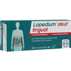 Abbildung klein von Lopedium Akut Lingual 2 Mg Schmelztabletten