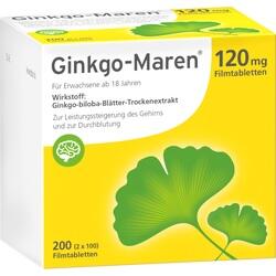 Abbildung klein von Ginkgo-Maren 120 Mg