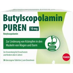 Abbildung klein von Butylscopolamin Puren 10 Mg überzogene Tabletten