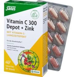 Abbildung klein von Vitamin C 300 Depot + Zink Salus