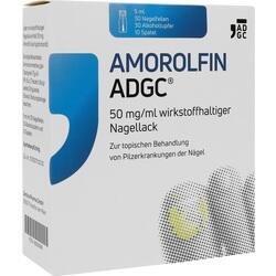 Abbildung klein von Amorolfin Adgc 50 Mg/Ml Wirkstoffhalt. Nagellack