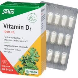 Abbildung klein von Vitamin D3 1000 I.E. Vegan Kapseln Salus