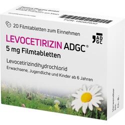 Abbildung klein von Levocetirizin Adgc 5 Mg Filmtabletten