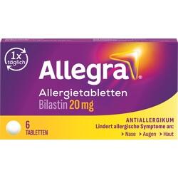 Abbildung klein von Allegra Allergietabletten 20 Mg Tabletten