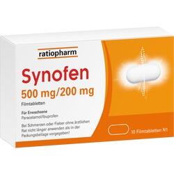 Abbildung klein von Synofen 500 Mg/ 200 Mg Filmtabletten