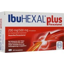 Abbildung klein von Ibuhexal Plus Paracetamol 200 Mg/500 Mg Filmtabletten