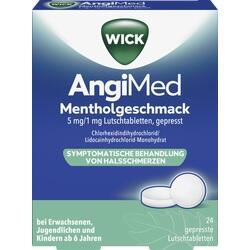 Abbildung klein von Wick Angimed Mentholgeschmack 5mg/1mg Lutschtabl.