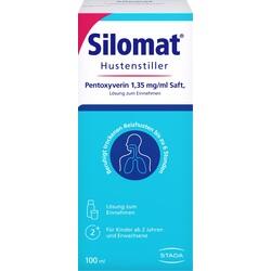 Abbildung klein von Silomat Hustenstiller Pentoxyverin 1.35 Mg/Ml Saft
