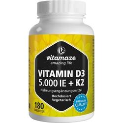 Abbildung klein von Vitamin D3 K2 5000ie/100ug Hochdosiert