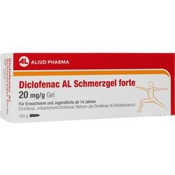 Abbildung klein von Diclofenac Al Schmerzgel Forte 20 Mg/G Gel