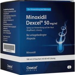 Abbildung klein von Minoxidil Dexcel 50 Mg/Ml Spray Z.Anw.A.D.Kopfhaut