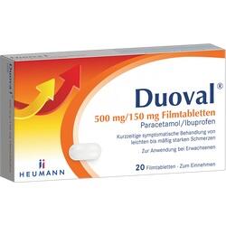Abbildung klein von Duoval 500 Mg /150 Mg Filmtabletten