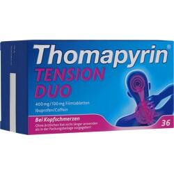 Abbildung klein von Thomapyrin Tension Duo 400 Mg/100 Mg Filmtabletten