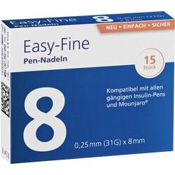 Abbildung klein von Easy-Fine Pen-Nadeln 8 Mm 31 G (0.25 Mm)