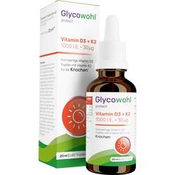 Abbildung klein von Glycowohl Vitamin D3 1000 I.E. + K2 30 Ug Tropfen