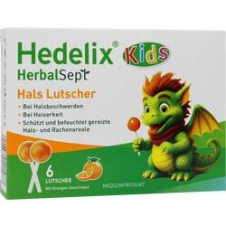 Abbildung klein von Hedelix Herbalsept Hals Lutscher Kids